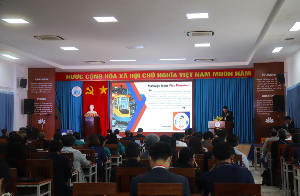 Hội thảo quốc tế Về khoa học, công nghệ và đổi mới sáng tạo vì hạnh phúc bền vững (STISWB 2024) diễn ra tại Trường ĐH Nha Trang