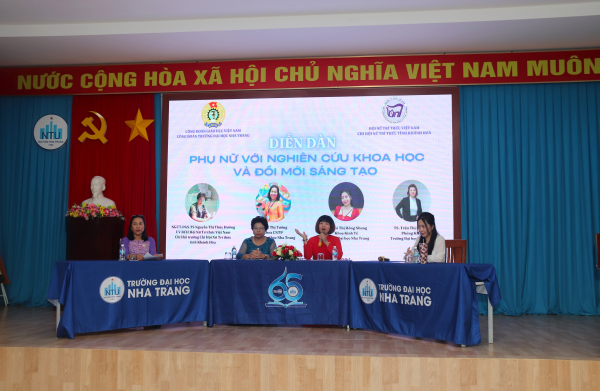 Diễn đàn “Phụ nữ với nghiên cứu khoa học và đổi mới sáng tạo”