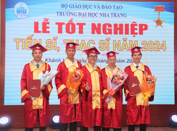 Trường Đại học Nha Trang tổ chức Lễ tốt nghiệp Sau đại học năm 2024