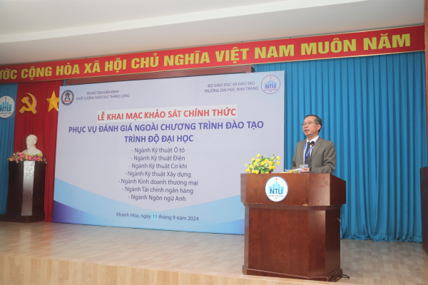 Khai mạc đợt khảo sát chính thức đánh giá ngoài  07 chương trình đào tạo tại Trường Đại học Nha Trang