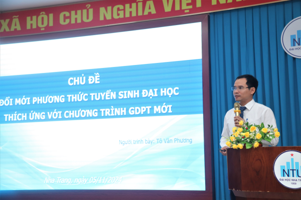 Trường Đại học Nha Trang tiên phong trong công tác đổi mới tuyển sinh Đại học năm 2025