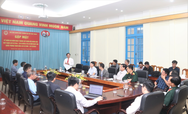 Hội Cựu chiến binh Trường Đại học Nha Trang tổ chức gặp mặt Kỷ niệm 80 năm Thành lập Quân đội Nhân dân Việt Nam
