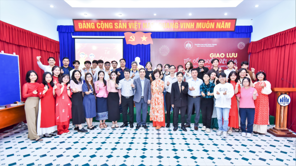 Trường Đại học Nha Trang tổ chức buổi giao lưu dịp Tết truyền thống cho sinh viên quốc tế và người nước ngoài