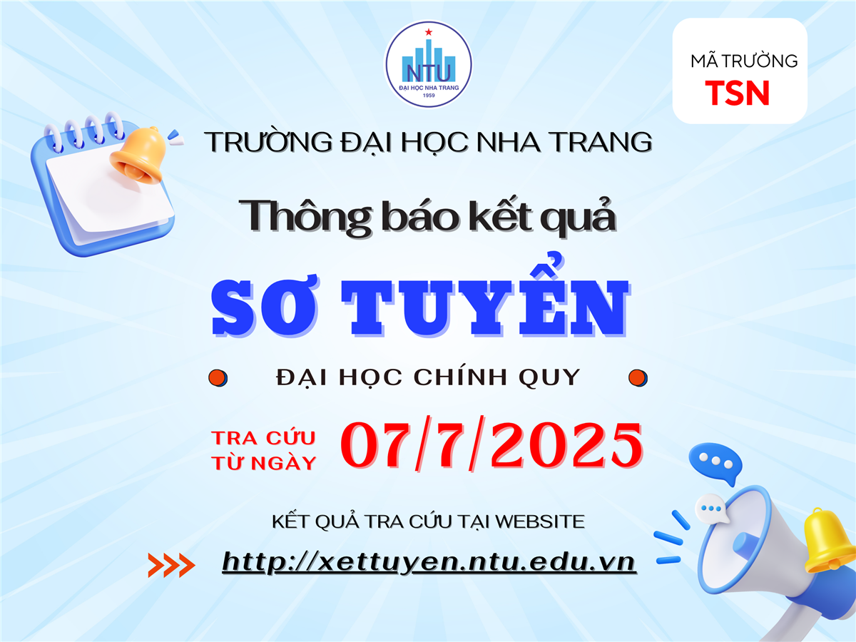Sơ tuyển đại học năm 2025 NTU